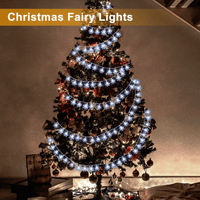 Syenll Christmas Snowflake Lights, 19.7ft 40 LED Fairy String Lights, Decorative Hanging Lights for Patio Party Wall Decor, Cool White EasyOptionXY LLC