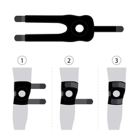 Knee Brace for Men and Women, Adjustable Knee Brace Support, Compression Sleeve for Meniscus Tear, ACL, Arthritis, Joint Pain, Runner, Sport, Orange EasyOptionXY LLC