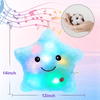 Twinkle Star Plush Pillow, LED Night Light Glowing Cushions, Creative Stuffed Toys Birthday Christmas Gifts for Kids Toddlers, Blue EasyOptionXY LLC