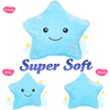 Twinkle Star Plush Pillow, LED Night Light Glowing Cushions, Creative Stuffed Toys Birthday Christmas Gifts for Kids Toddlers, Blue EasyOptionXY LLC