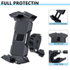 Bike Phone Holder, Rotatable Motorcycle Phone Mount, Handlebar Bicycle Scooter Phone Clamp Compatible with 4.7" to 6.8" Smartphones EasyOptionXY LLC