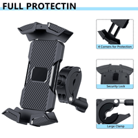 Bike Phone Holder, Rotatable Motorcycle Phone Mount, Handlebar Bicycle Scooter Phone Clamp Compatible with 4.7" to 6.8" Smartphones EasyOptionXY LLC