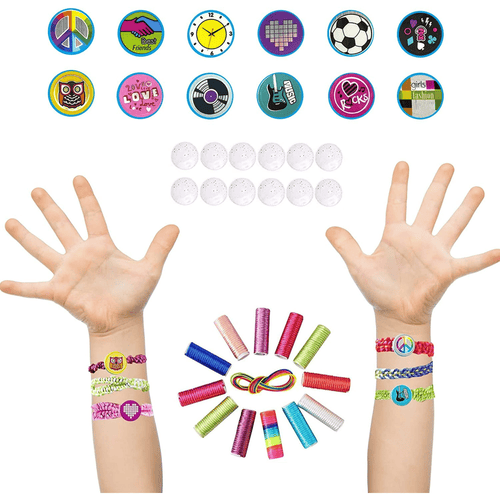 Arts and Crafts Toys for Girls Ages 6-12, Loom Bracelet Making Kit with String, Handmade Bracelet Kit DIY Bracelet Maker for Teen Girl Gifts Party Supply and Travel Activities EasyOptionXY LLC