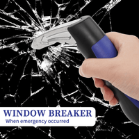 Kekoy 2 in 1 Car Cane and Automotive Standing Handle, Car Support Handle Assist - Car Door Assistance Handle, Portable Multifunction Auto Vehicle Support Handle with Window Breaker, Blue EasyOptionXY LLC