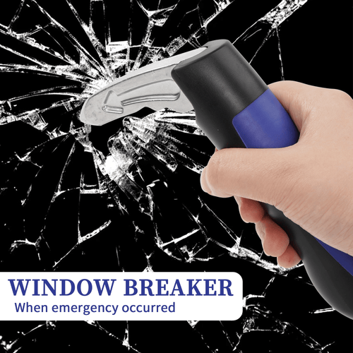 Kekoy 2 in 1 Car Cane and Automotive Standing Handle, Car Support Handle Assist - Car Door Assistance Handle, Portable Multifunction Auto Vehicle Support Handle with Window Breaker, Blue EasyOptionXY LLC