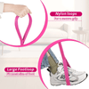 KEKOY Leg Lifter for Hip Replacement, 40.5" Long Rigid Foot Loop, Durable & Rigid Hand Strap & Foot Loop, Ideal Mobility Tool for Wheelchair, Hip & Knee Replacement, Bed/Car, Pink EasyOptionXY LLC