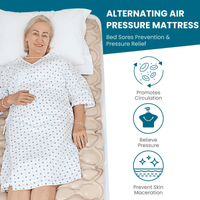 KEKOY Alternating Pressure Mattress with Quiet Electric Pump, Air Mattress for Bed Sore & Ulcer Prevention, Air Pad for Hospital Bed and Home Use, Beige EasyOptionXY LLC