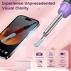 KEKOY Ear Wax Removal Tool, Ear Cleaner with Camera, Gift for Mom Ear Cleaning Kit 1296P HD Ear Scope, 6 LED Lights and 6 Ear Picks, Earwax Removal with Otoscope for iOS and Android, Purple EasyOptionXY LLC