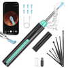 KEKOY Ear Cleaner with Camera, 1296P Ear Scope, Otoscope with 6 LED Light for Earwax Cleaning, Ear Wax Removal with 12 Pieces Accessories, Ear Wax Cleaner Kit for iPhone, iPad, Android, Green EasyOptionXY LLC