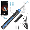 KEKOY Ear Wax Removal, Wireless Ear Cleaner, Safe and Gentle Ear Wax Removal Kit, Otoscope with Light, Rechargeable Ear Cleaner with Camera and Light, Ear Cleaning Kit for Android and iOS, Blue EasyOptionXY LLC
