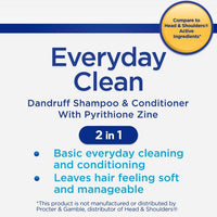 Equate Everyday Clean Dandruff Relief 2 in 1 Shampoo Plus Conditioner; 13.5 fl oz EasyOptionXY LLC