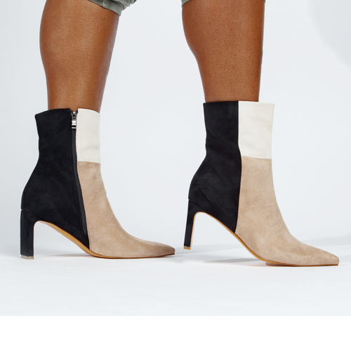 Simone Booties Nude Vaila Shoes