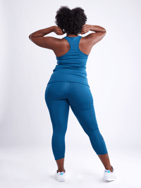 JupiterGear High-Waisted Pilates Leggings with Side Pockets & Mesh Panels Jupiter Gear