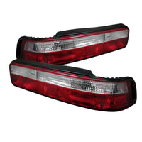 Spyder Acura Integra 90-93 2Dr Euro Style Tail Lights Red Clear ALT-YD-AI90-RC OffRoadUSA.com
