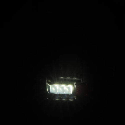 AlphaRex 19-25 Chevrolet Silverado 1500 / 20-25 Silverado 2500HD/3500HD LUXX-Series LED Tail Lights Black OffRoadUSA.com