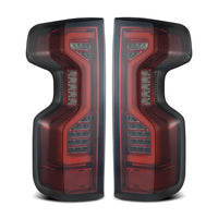 AlphaRex 19+ Chevrolet Silverado 1500/2500HD/3500HD PRO-Series LED Tail Lights Red Smoke OffRoadUSA.com