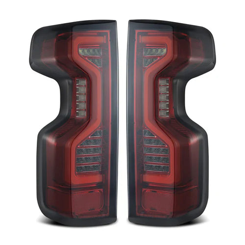 AlphaRex 19+ Chevrolet Silverado 1500/2500HD/3500HD PRO-Series LED Tail Lights Red Smoke OffRoadUSA.com