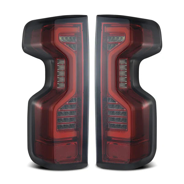 AlphaRex 19+ Chevrolet Silverado 1500/2500HD/3500HD PRO-Series LED Tail Lights Red Smoke OffRoadUSA.com