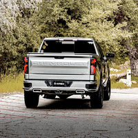 AlphaRex 19-25 Chevrolet Silverado 1500 / 20-25 Silverado 2500HD/3500HD LUXX-Series LED Tail Lights Black Red OffRoadUSA.com