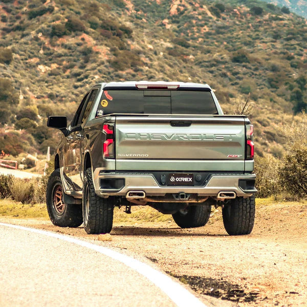 AlphaRex 19-25 Chevrolet Silverado 1500 / 20-25 Silverado 2500HD/3500HD LUXX-Series LED Tail Lights Alpha-Black