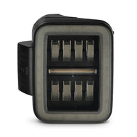 AlphaRex 19-25 Jeep Gladiator JT NOVA-Series Prismatic LED Tail Lights Alpha-Black OffRoadUSA.com