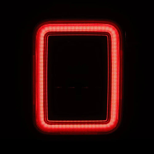 AlphaRex 19-25 Jeep Gladiator JT NOVA-Series Prismatic LED Tail Lights Alpha-Black OffRoadUSA.com