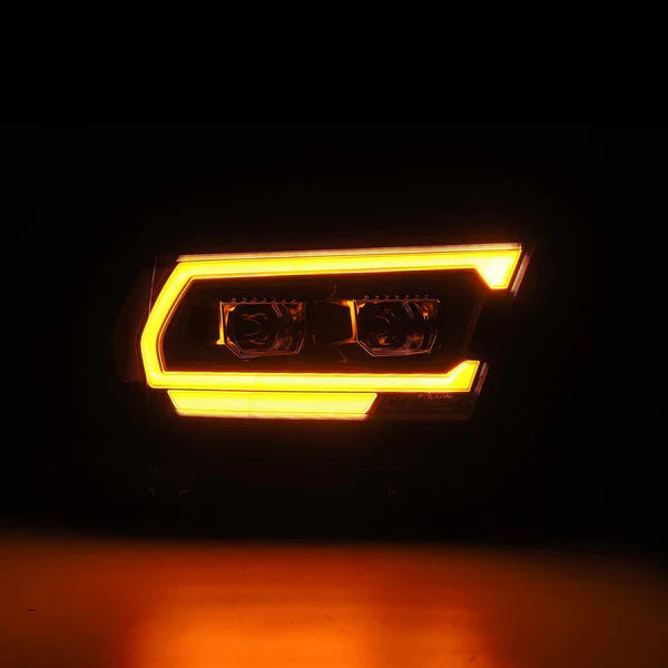 AlphaRex 19-24 Ram 1500 (MK II 2500 Style) LUXX-Series LED Projector Headlights Black