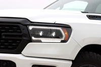AlphaRex 19-22 Ram 1500 LUXX LED Projector Headlights Alpha Black OffRoadUSA.com