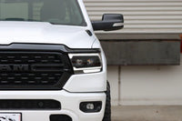 AlphaRex 19-22 Ram 1500 LUXX LED Projector Headlights Alpha Black OffRoadUSA.com
