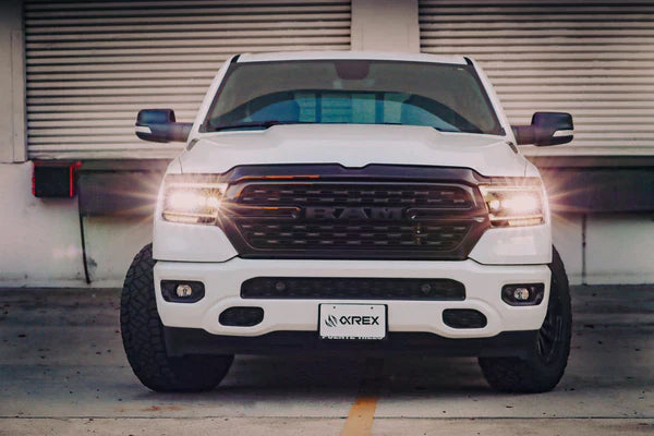 AlphaRex 19-24 Ram 1500 (MK II 2500 Style) NOVA-Series LED Projector Headlights Alpha-Black
