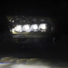 AlphaRex 19-24 Ram 1500 (MK II 2500 Style) NOVA-Series LED Projector Headlights Alpha-Black OffRoadUSA.com