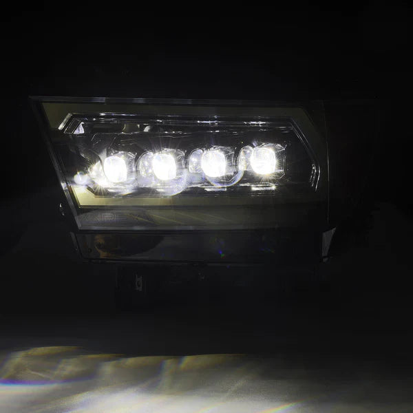 AlphaRex 19-24 Ram 1500 (MK II 2500 Style) NOVA-Series LED Projector Headlights Alpha-Black