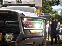 AlphaRex 19-24 Ram 2500/3500/4500/5500 LUXX-Series LED Projector Headlights Alpha-Black OffRoadUSA.com