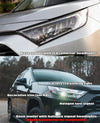 AlphaRex 19-24 Toyota RAV4 (Low Trim) NOVA-Series LED Projector Headlights Alpha-Black OffRoadUSA.com
