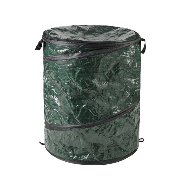 Wakeman 29.5-Gallon Pop Up Outdoor Garbage Can - Collapsible Trash Can for Parties, Yard Waste, or Laundry - Camping Accessories EasyOptionXY LLC