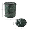 Wakeman 29.5-Gallon Pop Up Outdoor Garbage Can - Collapsible Trash Can for Parties, Yard Waste, or Laundry - Camping Accessories EasyOptionXY LLC