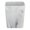 Better Homes & Gardens Faux Marble Wastebasket, White EasyOptionXY LLC