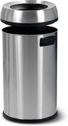 Simpli-Magic Open Top Stainless Steel Trash Can Commercial Grade Garbage Bin, 65L EasyOptionXY LLC