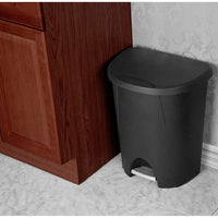 Sterilite 10949004 25 Ltr. Step On Wastebasket Can Black EasyOptionXY LLC