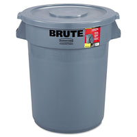Rubbermaid Commercial FG863292GRAY 32 gal Garbage Can Brute All-Inclusive Container, (Gray) EasyOptionXY LLC