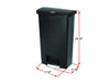 Rubbermaid Commercial Slim Jim Resin Step-On Container Front Step Style 13 gal EasyOptionXY LLC