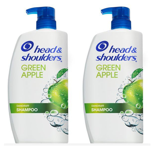 Head & Shoulders Dandruff Shampoo; Green Apple; 32.1 fl oz; 2 Pack EasyOptionXY LLC