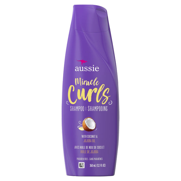 Aussie Miracle Curls Shampoo; Coconut & Jojoba Oil; Paraben Free; 12.1 fl oz EasyOptionXY LLC