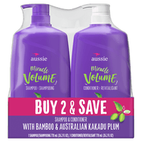 Aussie Miracle Volume Shampoo and Conditioner Hair Set; 26.2 fl oz EasyOptionXY LLC