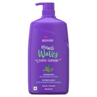 Aussie Miracle Waves Anti-Frizz Hemp Paraben-Free Shampoo; 26.2 fl oz EasyOptionXY LLC