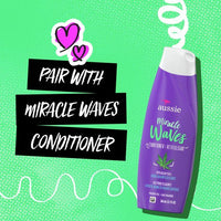 Aussie Miracle Waves Anti-Frizz Hemp Paraben-Free Shampoo; 26.2 fl oz EasyOptionXY LLC