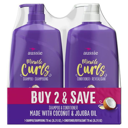 Aussie Curls Shampoo and Conditioner Dual Pack; 26.2 oz EasyOptionXY LLC