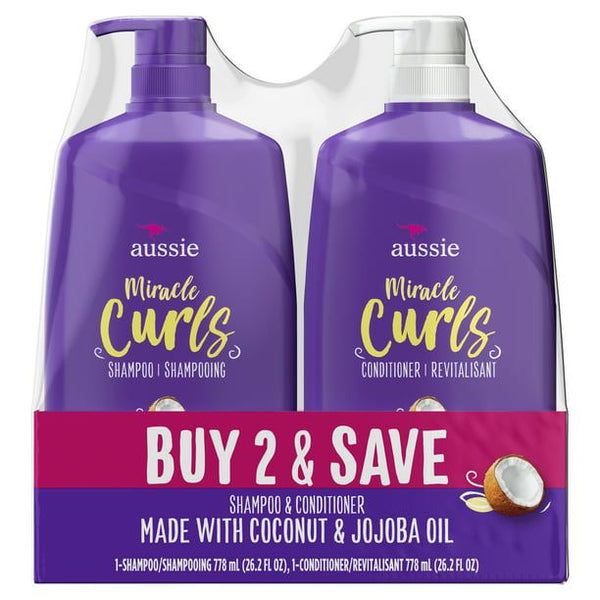Aussie Curls Shampoo and Conditioner Dual Pack; 26.2 oz EasyOptionXY LLC