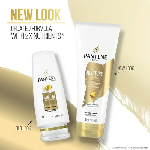 Pantene Pro-V Daily Moisture Renewal Dual Pack Shampoo + Conditioner; 10.4 oz + 9.0 oz EasyOptionXY LLC
