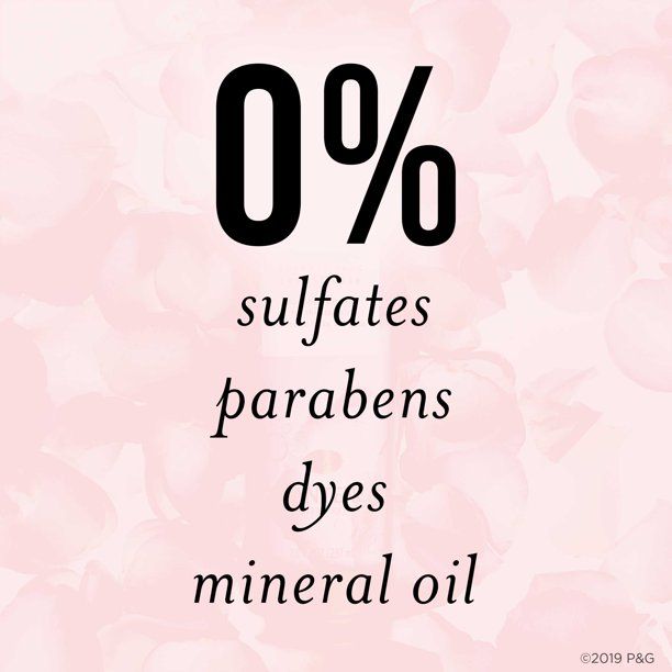 Pantene Sulfate Free Shampoo with Rose Water; Color Safe; Nutrient Blends; 9.6 oz EasyOptionXY LLC